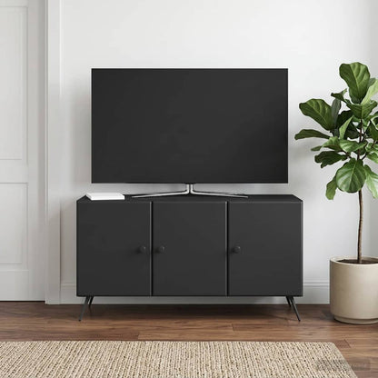 Mobile TV Nero 99 x 34,5 x 50 cm Legno ingegnerizzato
