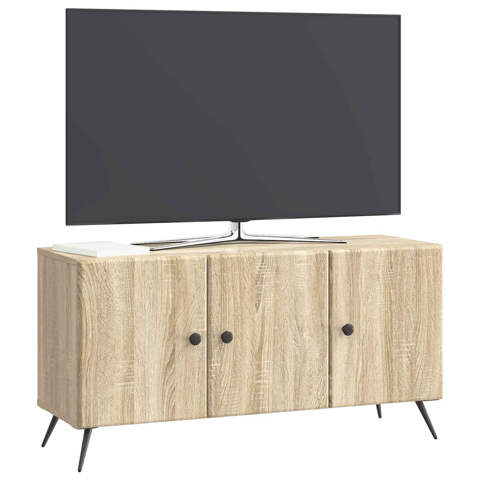Mobile TV Rovere Sonoma 99 x 34,5 x 50 cm Legno ingegnerizzato | homemem39