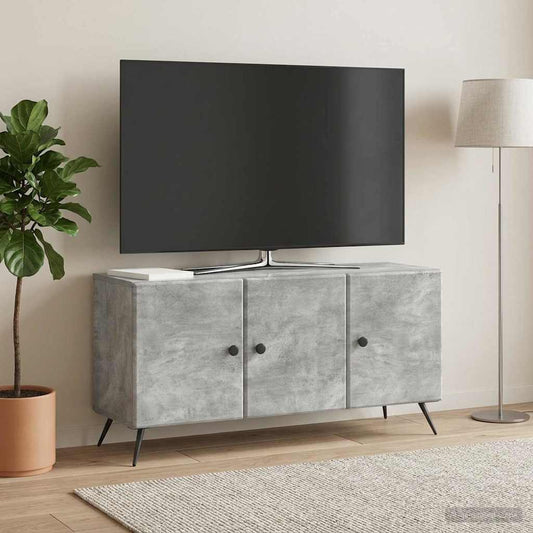Mobile TV Grigio Cemento 99 x 34,5 x 50 cm Legno ingegnerizzato