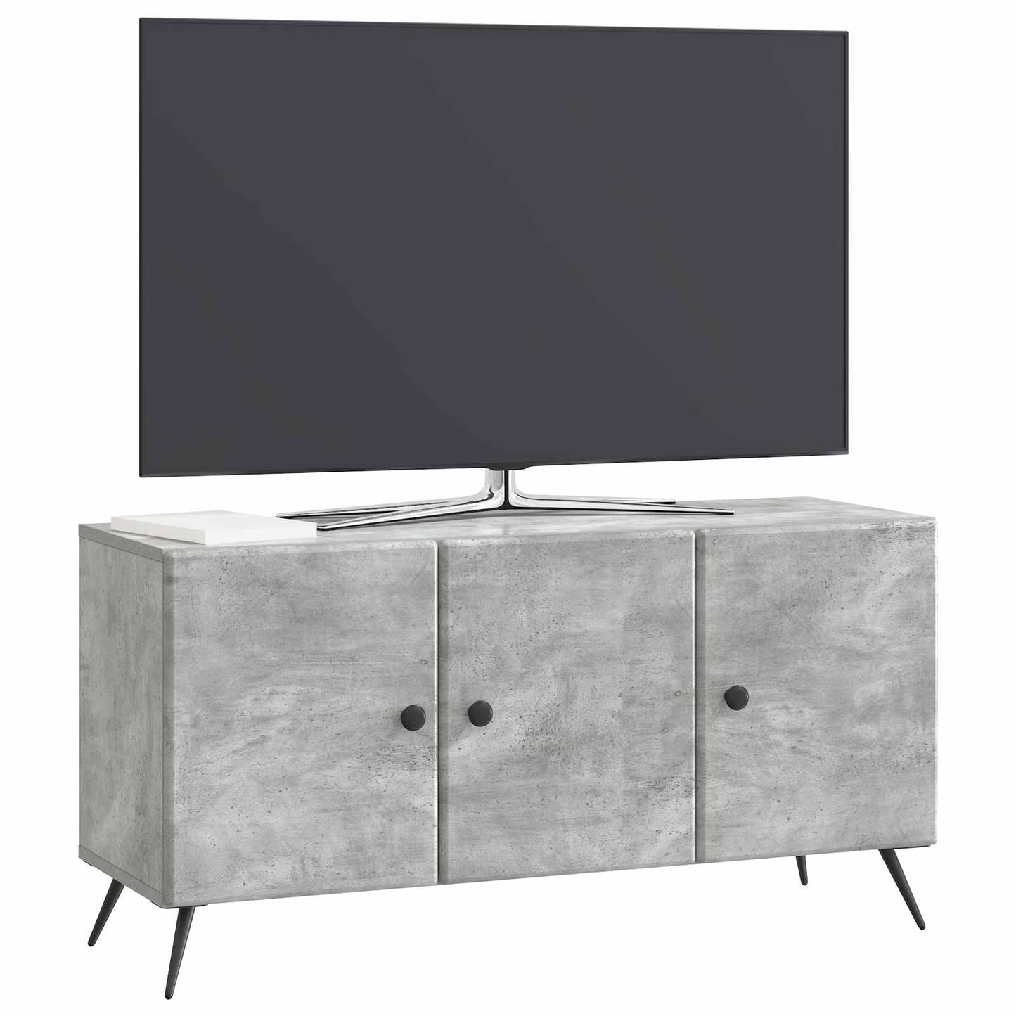 Mobile TV Grigio Cemento 99 x 34,5 x 50 cm Legno ingegnerizzato | homemem39