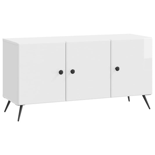 Mobile TV Bianco Lucido 99 x 34,5 x 50 cm Legno ingegnerizzato | homemem39