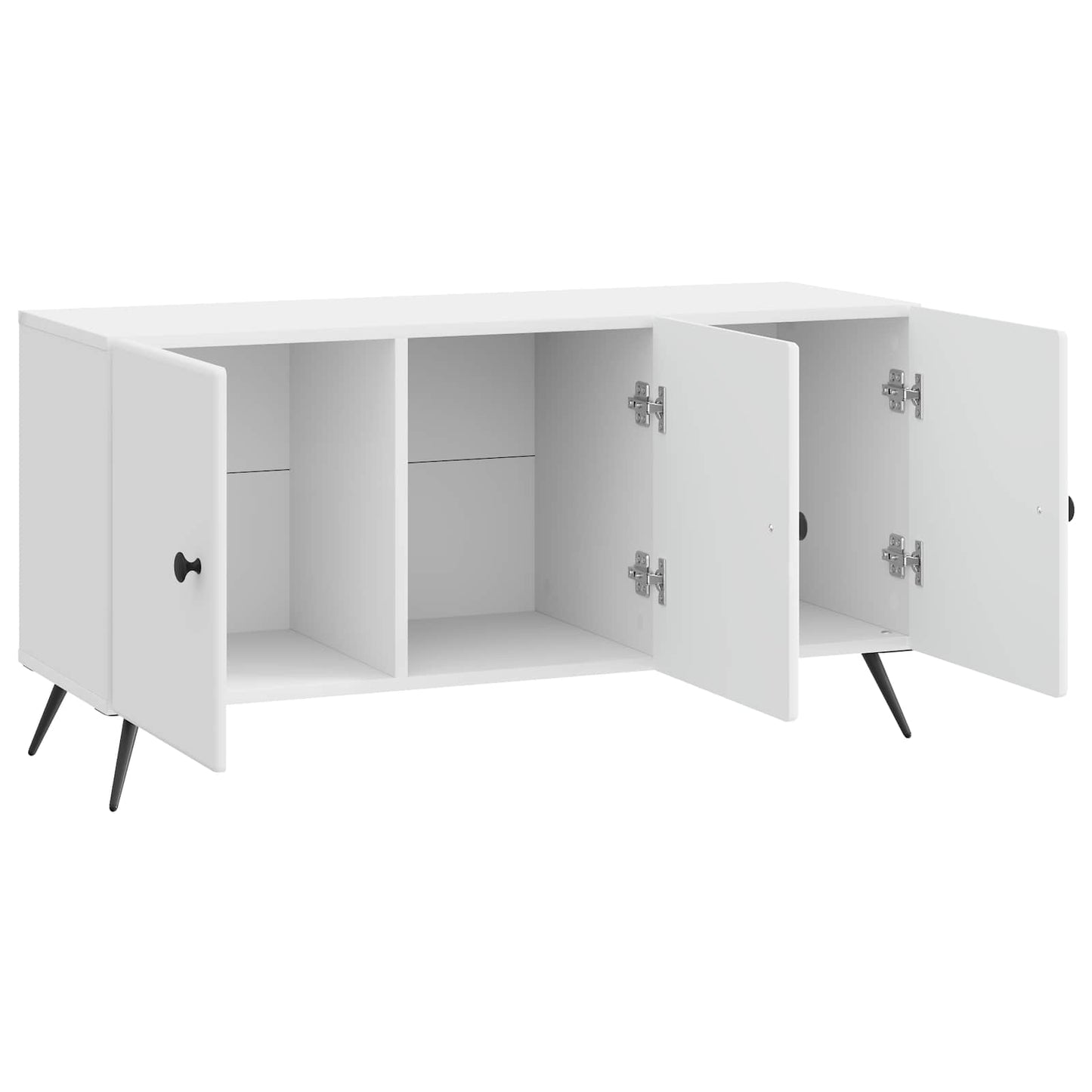 Mobile TV Bianco Lucido 99 x 34,5 x 50 cm Legno ingegnerizzato