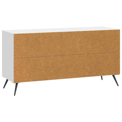 Mobile TV Bianco Lucido 99 x 34,5 x 50 cm Legno ingegnerizzato | homemem39