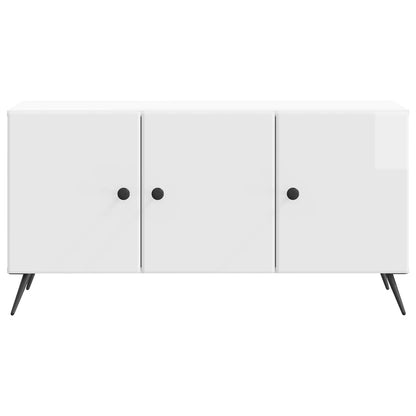 Mobile TV Bianco Lucido 99 x 34,5 x 50 cm Legno ingegnerizzato | homemem39