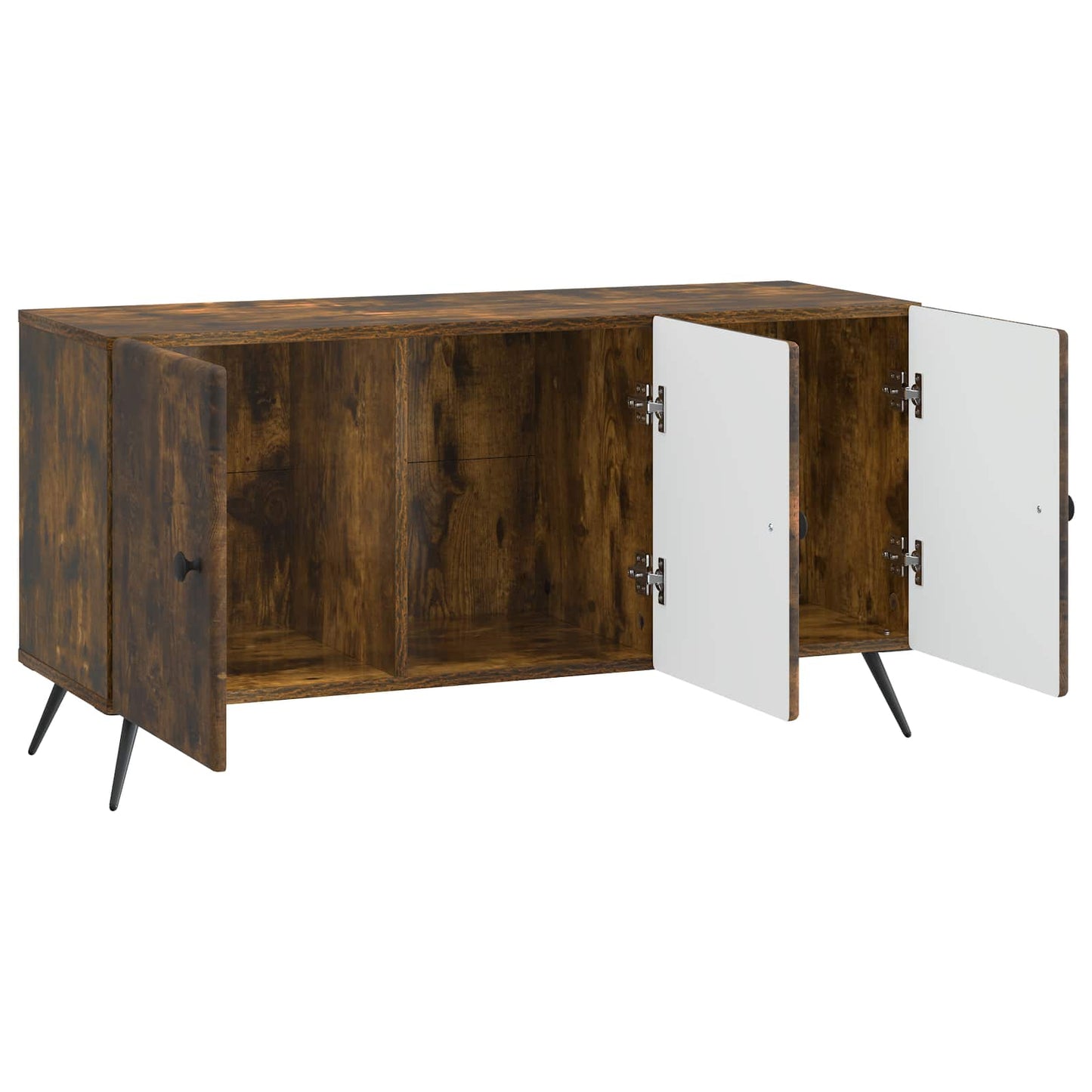 Mobile TV Rovere Fumo 99 x 34,5 x 50 cm Legno ingegnerizzato | homemem39