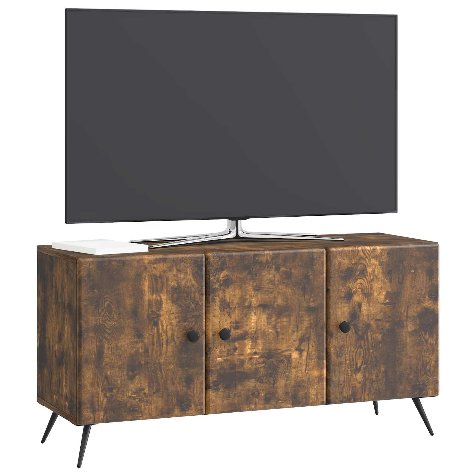 Mobile TV Rovere Fumo 99 x 34,5 x 50 cm Legno ingegnerizzato | homemem39