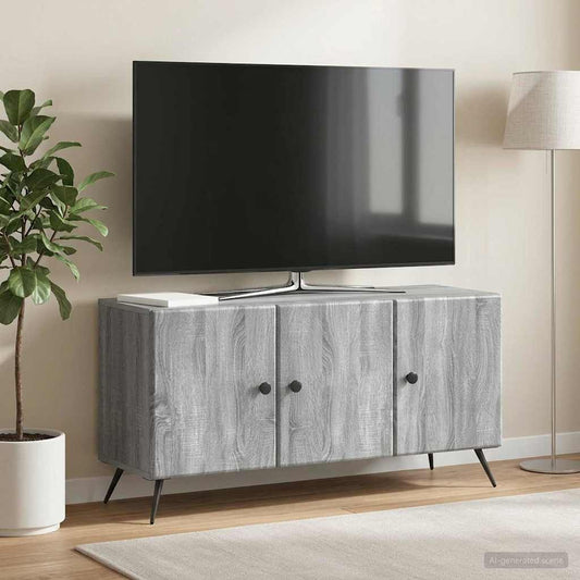 Mobile TV Grigio Sonoma 99 x 34,5 x 50 cm Legno ingegnerizzato