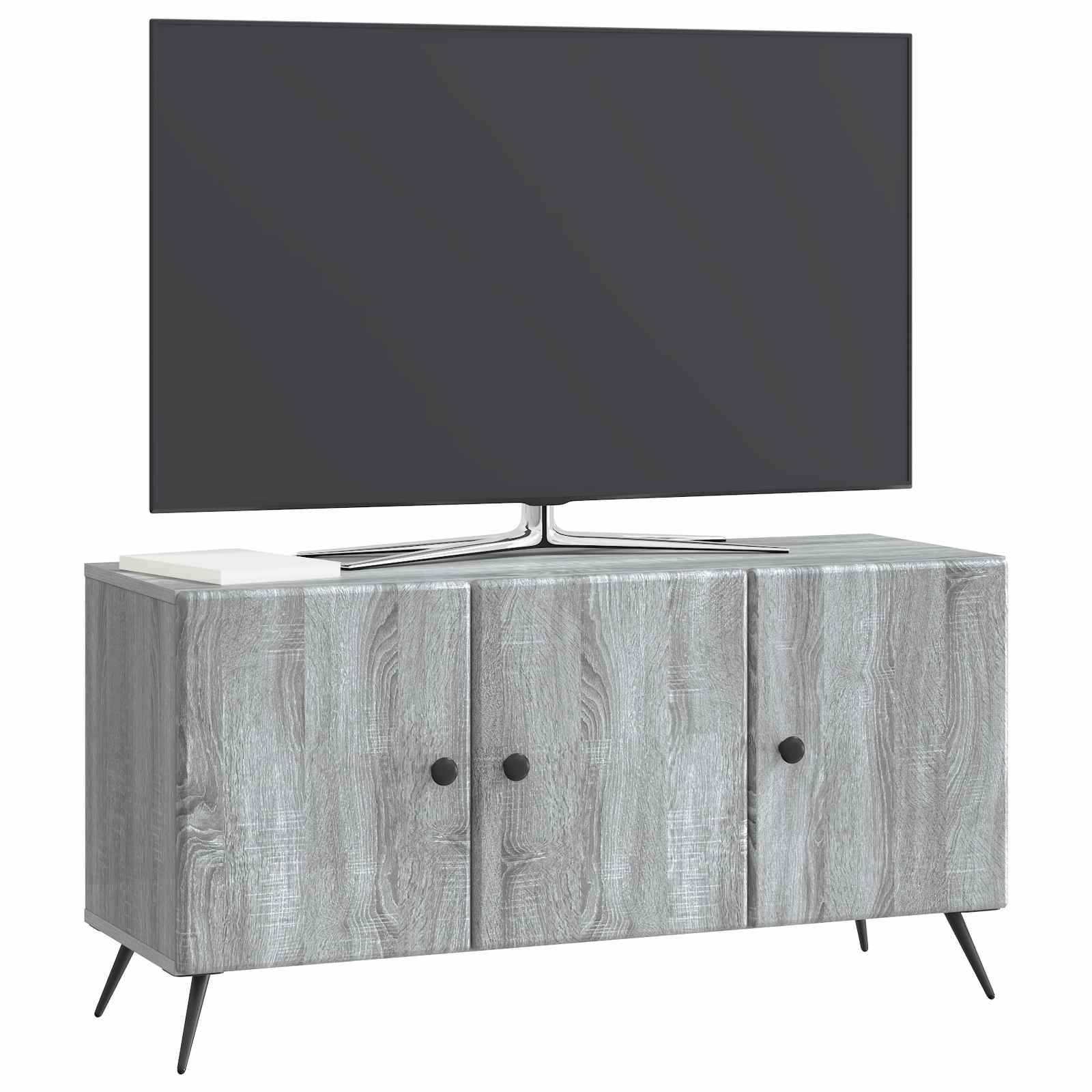 Mobile TV Grigio Sonoma 99 x 34,5 x 50 cm Legno ingegnerizzato | homemem39