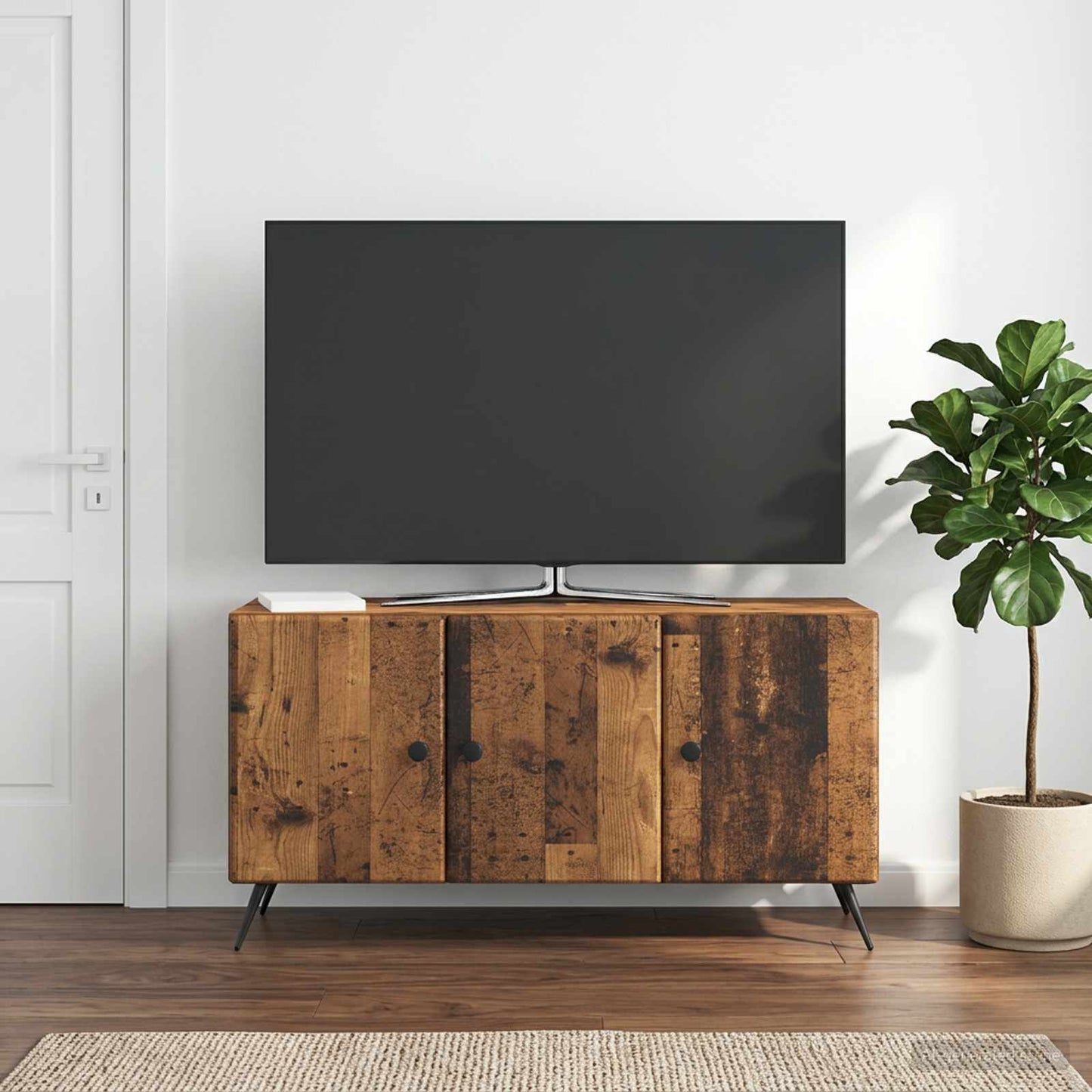 Mobile TV Legno antico 99 x 34,5 x 50 cm Legno ingegnerizzato