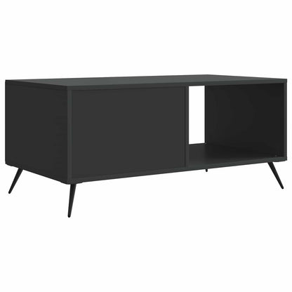 Tavolino da salotto Nero 90 x 50 x 40 cm Legno ingegnerizzato