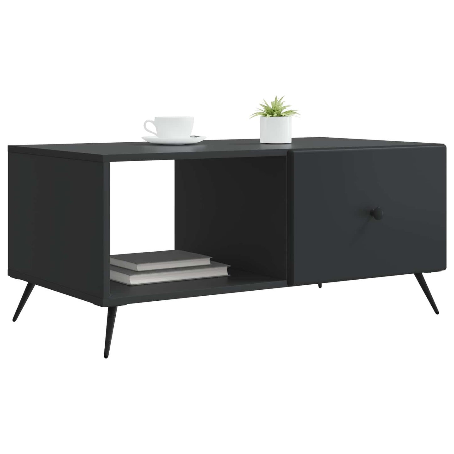 Tavolino da salotto Nero 90 x 50 x 40 cm Legno ingegnerizzato | homemem39