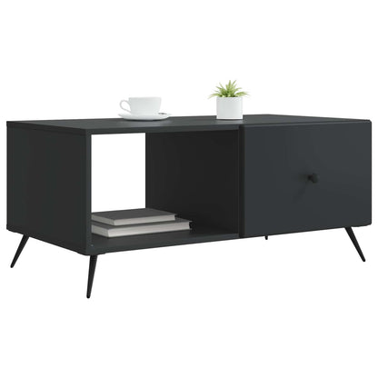 Tavolino da salotto Nero 90 x 50 x 40 cm Legno ingegnerizzato | homemem39