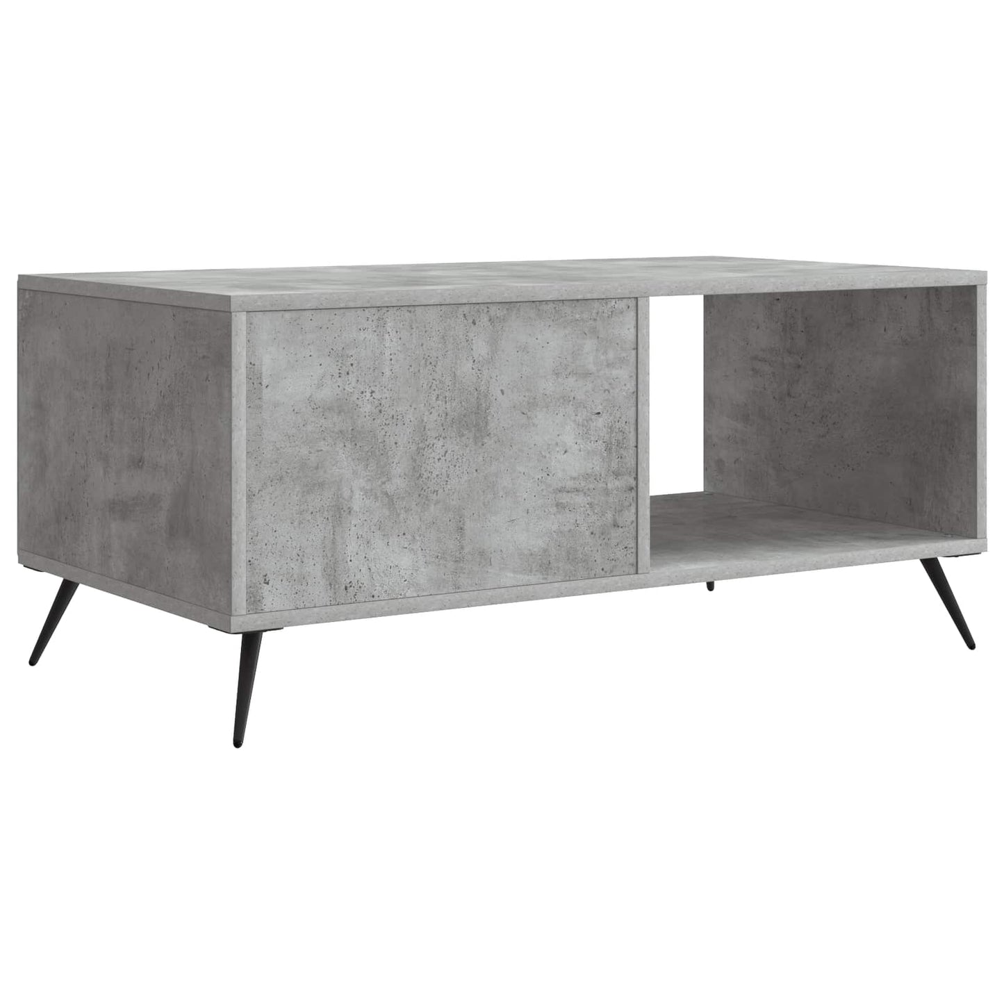Tavolino da salotto Grigio Cemento 90 x 50 x 40 cm
