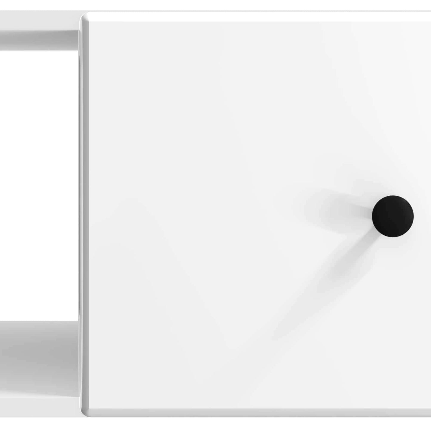 Tavolino da salotto Bianco Lucido 90 x 50 x 40 cm | homemem39
