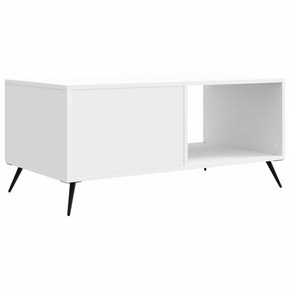 Tavolino da salotto Bianco Lucido 90 x 50 x 40 cm | homemem39