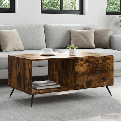 Tavolino da salotto Rovere Fumo 90 x 50 x 40 cm