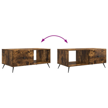 Tavolino da salotto Rovere Fumo 90 x 50 x 40 cm
