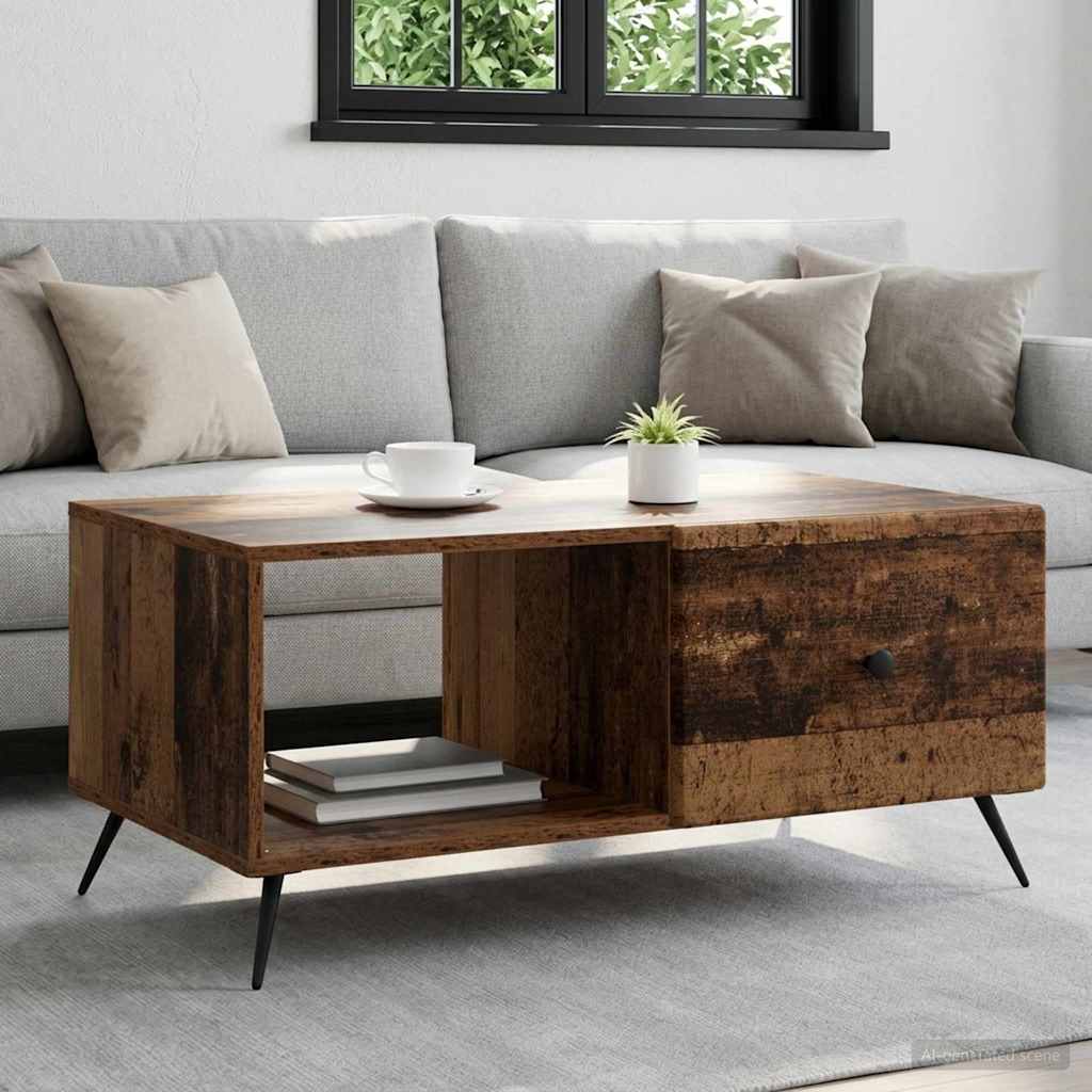 Tavolino da salotto Legno antico 90 x 50 x 40 cm
