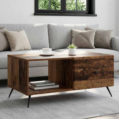 Tavolino da salotto Legno antico 90 x 50 x 40 cm
