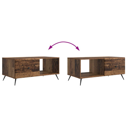 Tavolino da salotto Legno antico 90 x 50 x 40 cm