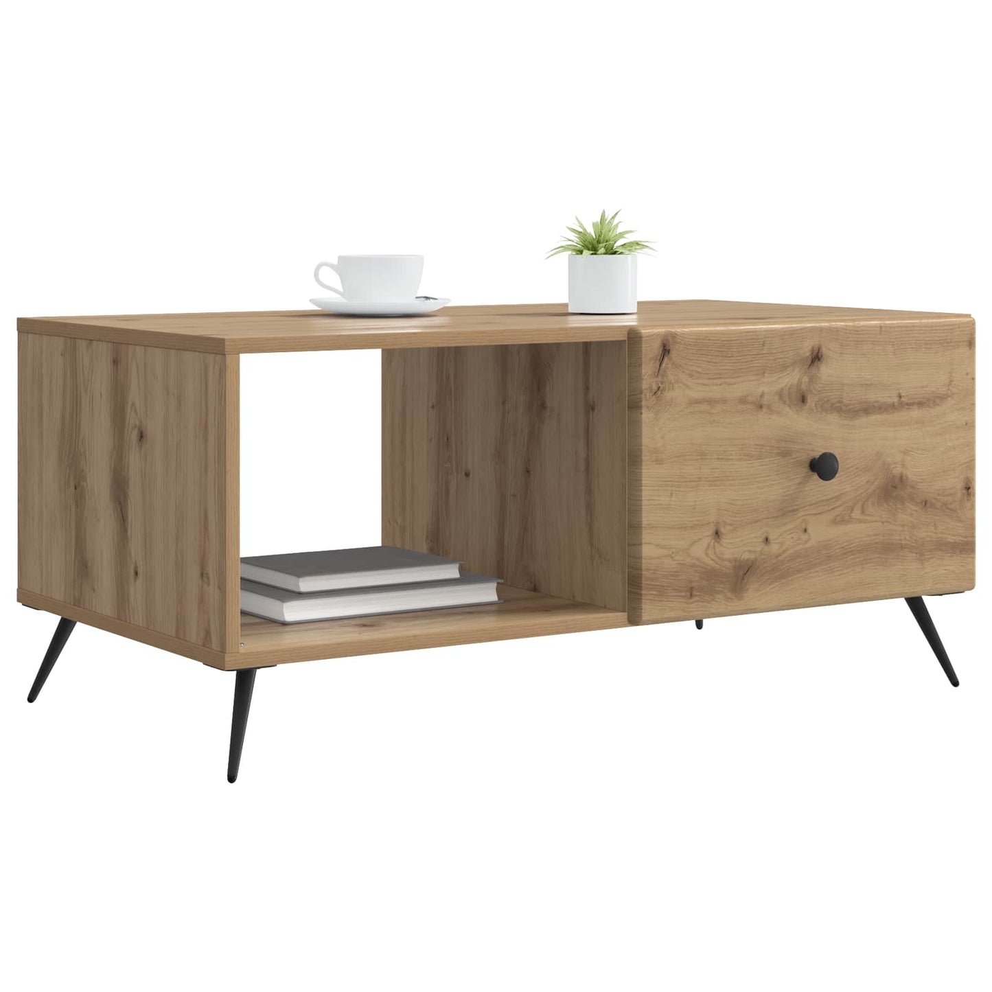 Tavolino da salotto Rovere Artigianale 90 x 50 x 40 cm