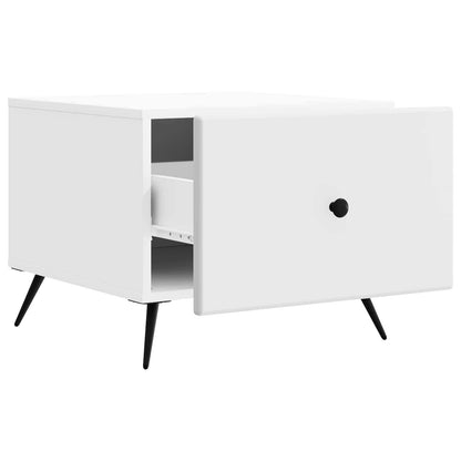 Tavolino da salotto Bianco 49 x 50 x 40 cm Legno ingegnerizzato