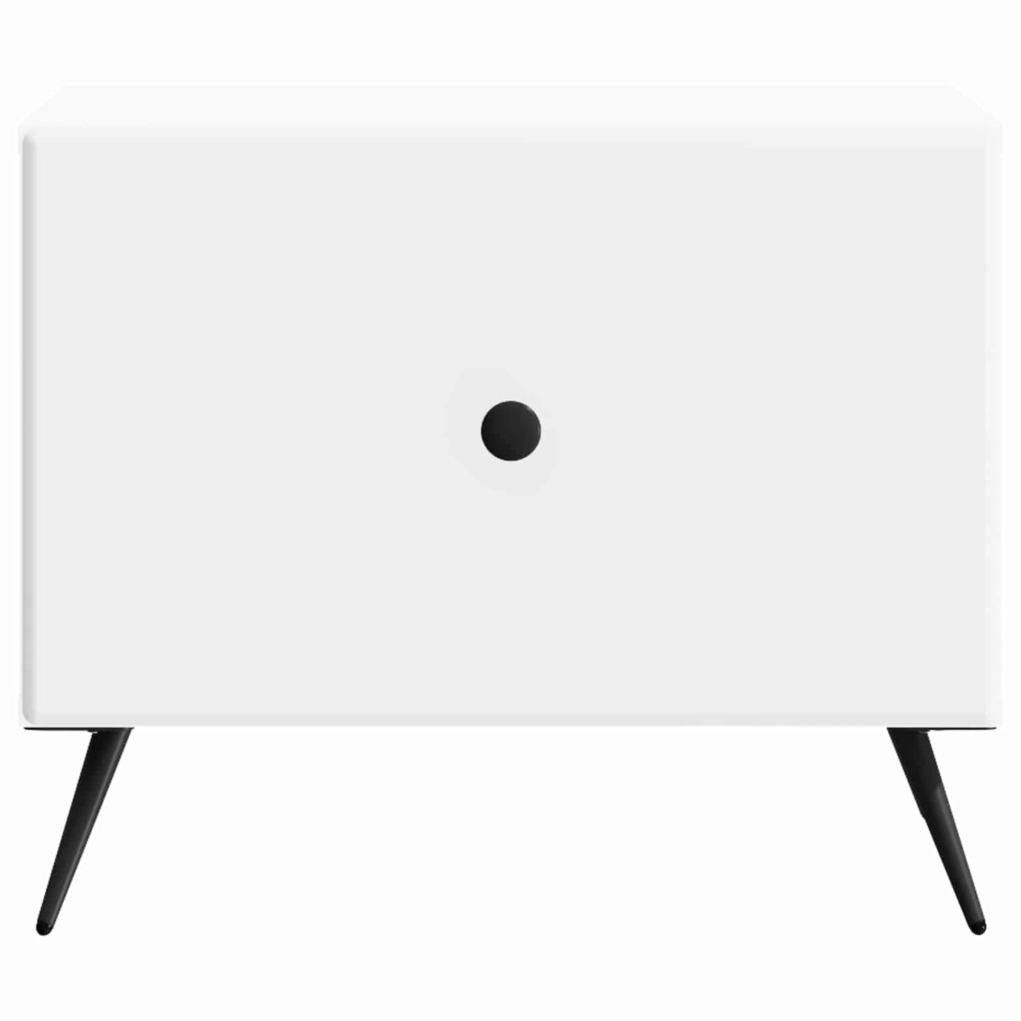 Tavolino da salotto Bianco 49 x 50 x 40 cm Legno ingegnerizzato