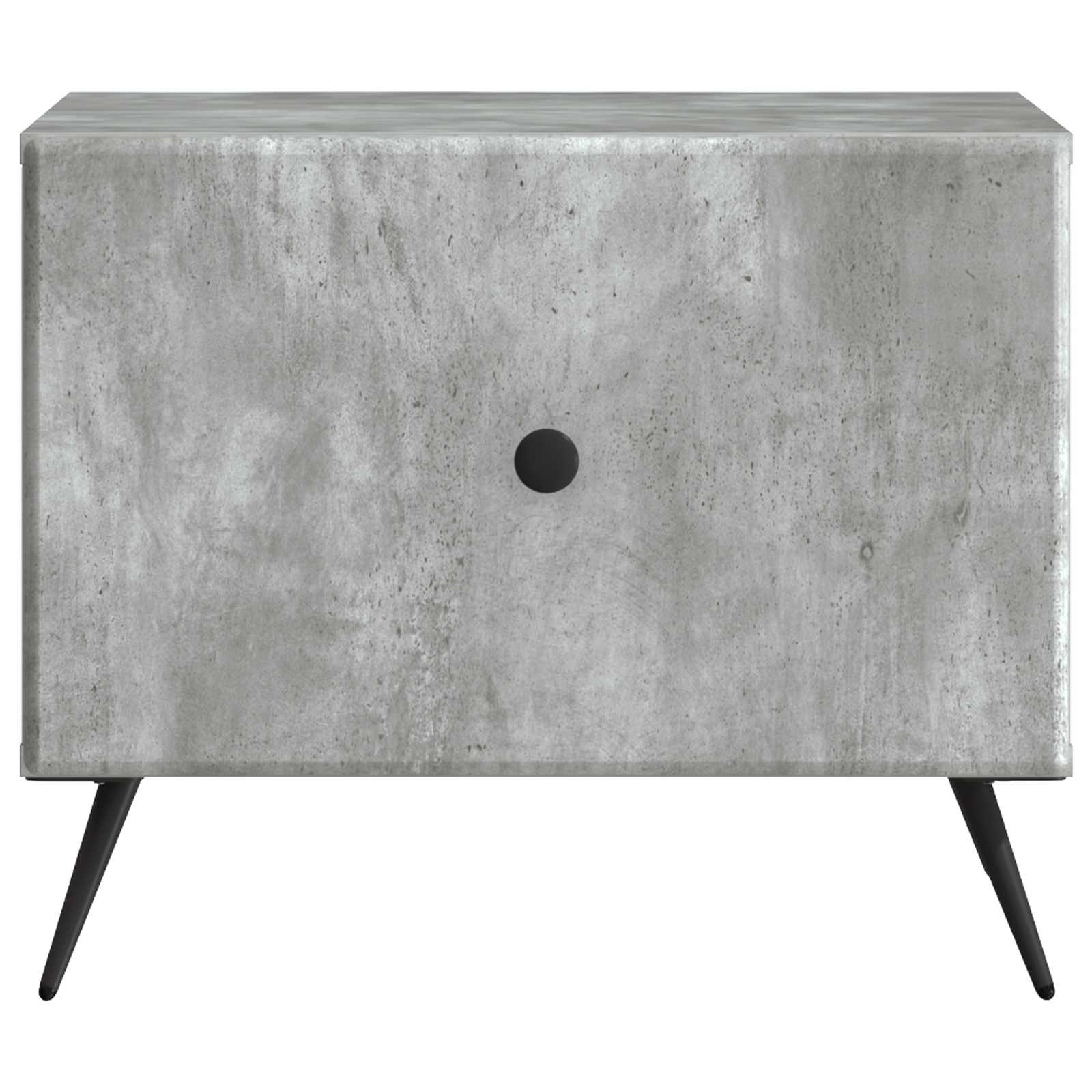 Tavolino da salotto con cassetto Grigio Cemento 49 x 50 x 40 cm | homemem39
