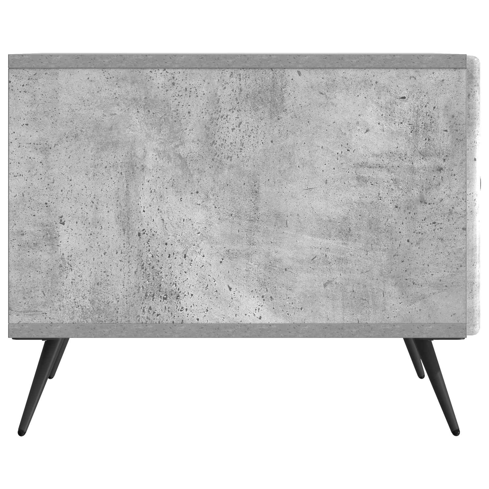 Tavolino da salotto con cassetto Grigio Cemento 49 x 50 x 40 cm | homemem39