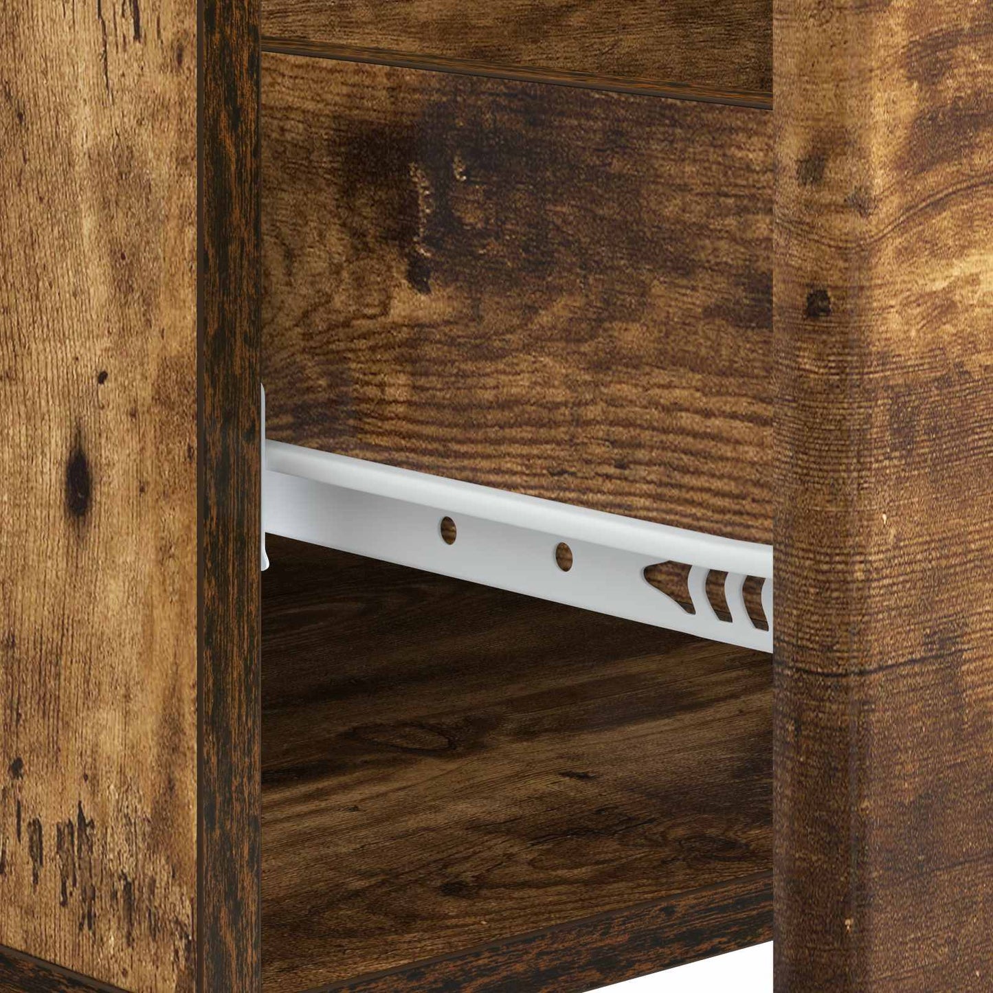 Tavolino da salotto con cassetto Rovere Fumo 49 x 50 x 40 cm | homemem39