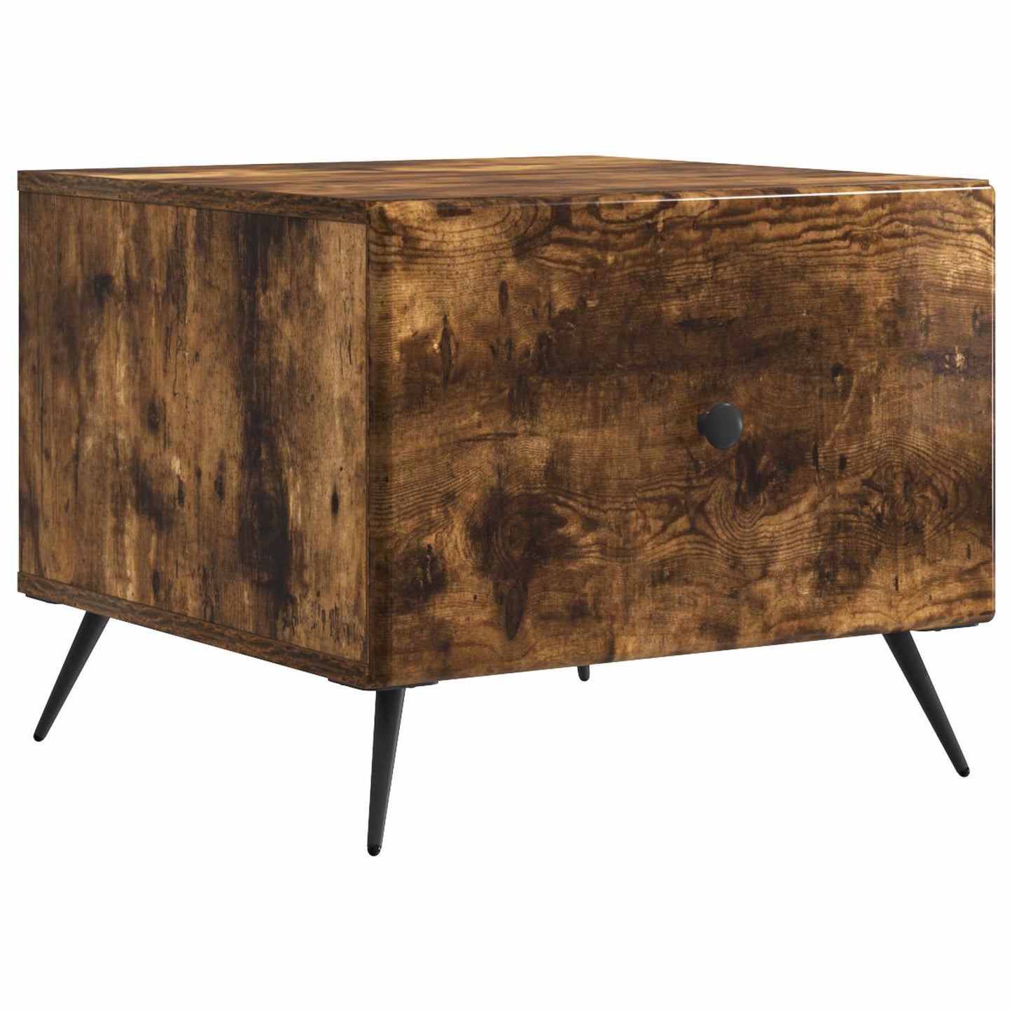 Tavolino da salotto con cassetto Rovere Fumo 49 x 50 x 40 cm | homemem39