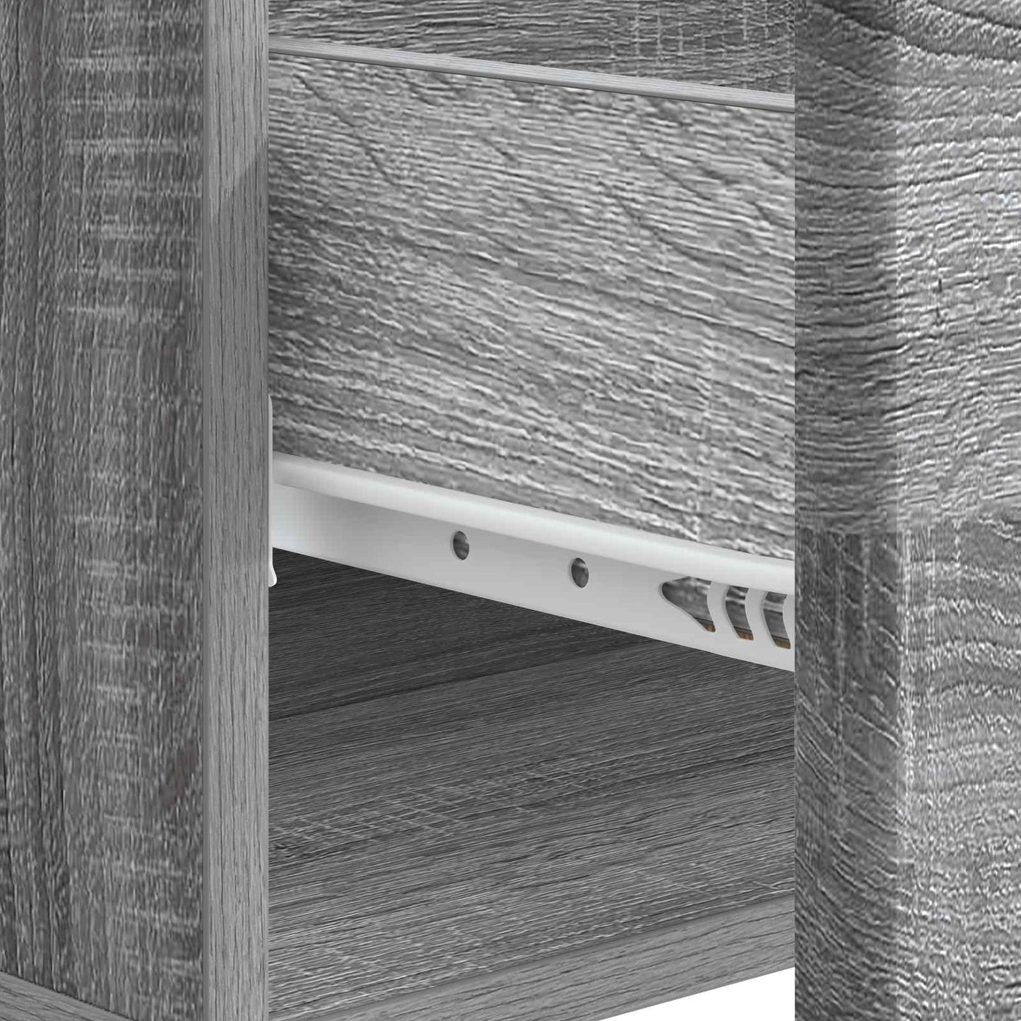 Tavolino da salotto con cassetto Grigio Sonoma 49 x 50 x 40 cm