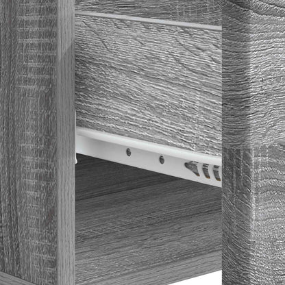 Tavolino da salotto con cassetto Grigio Sonoma 49 x 50 x 40 cm