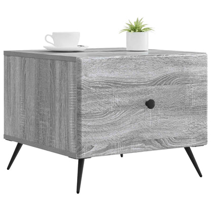 Tavolino da salotto con cassetto Grigio Sonoma 49 x 50 x 40 cm