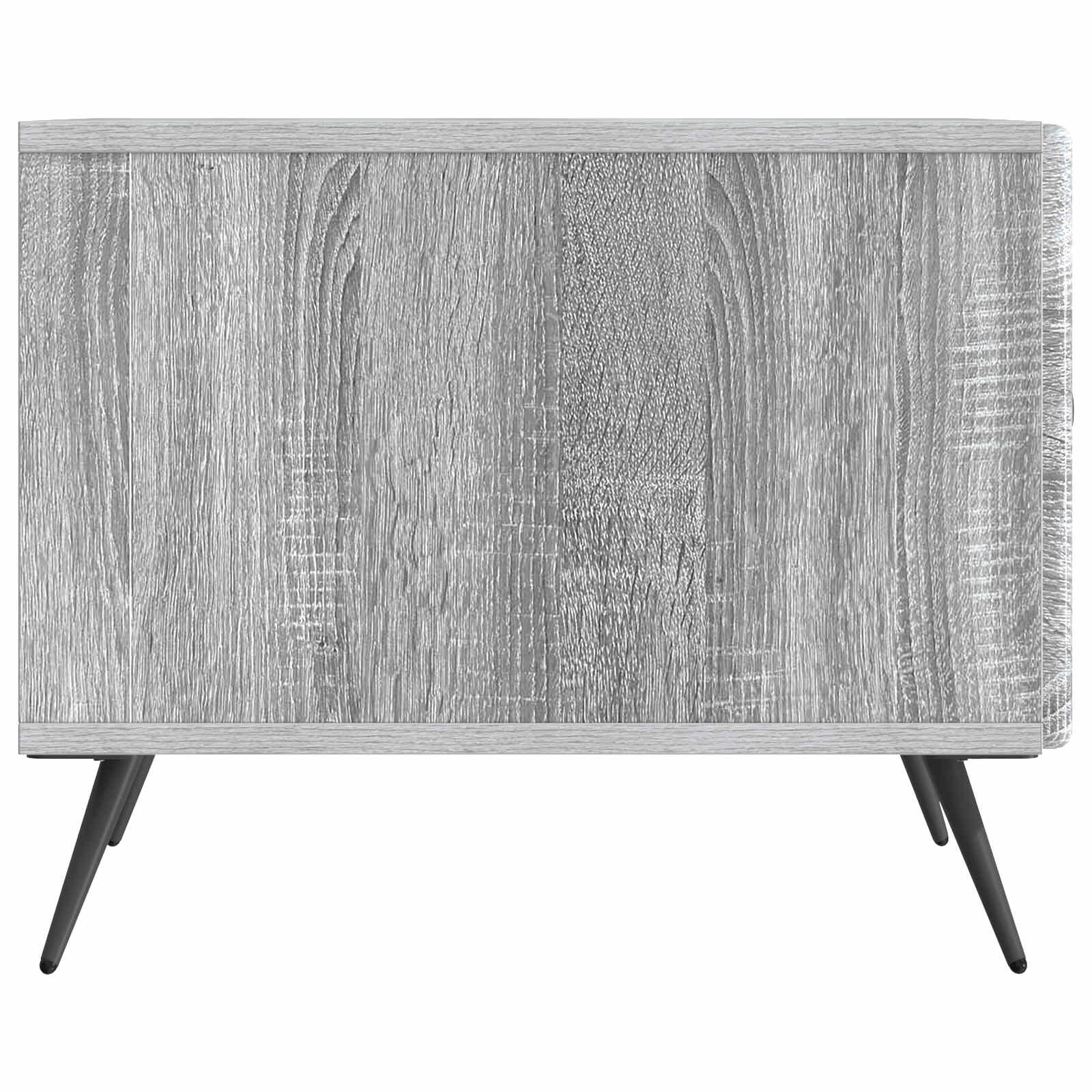 Tavolino da salotto con cassetto Grigio Sonoma 49 x 50 x 40 cm | homemem39