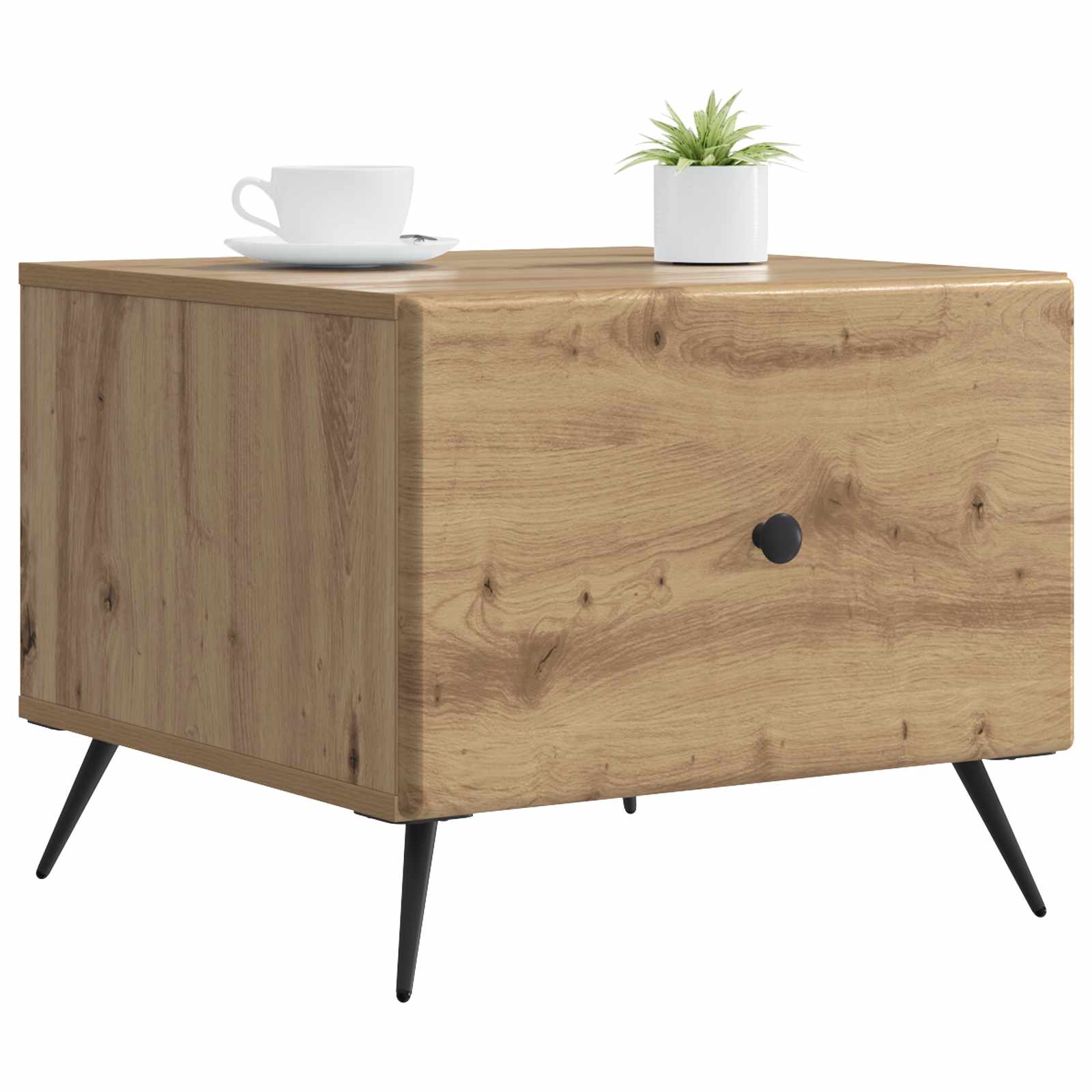 Tavolino da salotto Rovere Artigianale 49 x 50 x 40 cm | homemem39