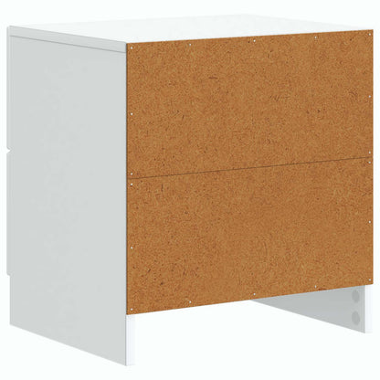 Armadio da Notte con cassetto 2 pcs Bianco 43 x 34,5 x 44,5 cm | homemem39