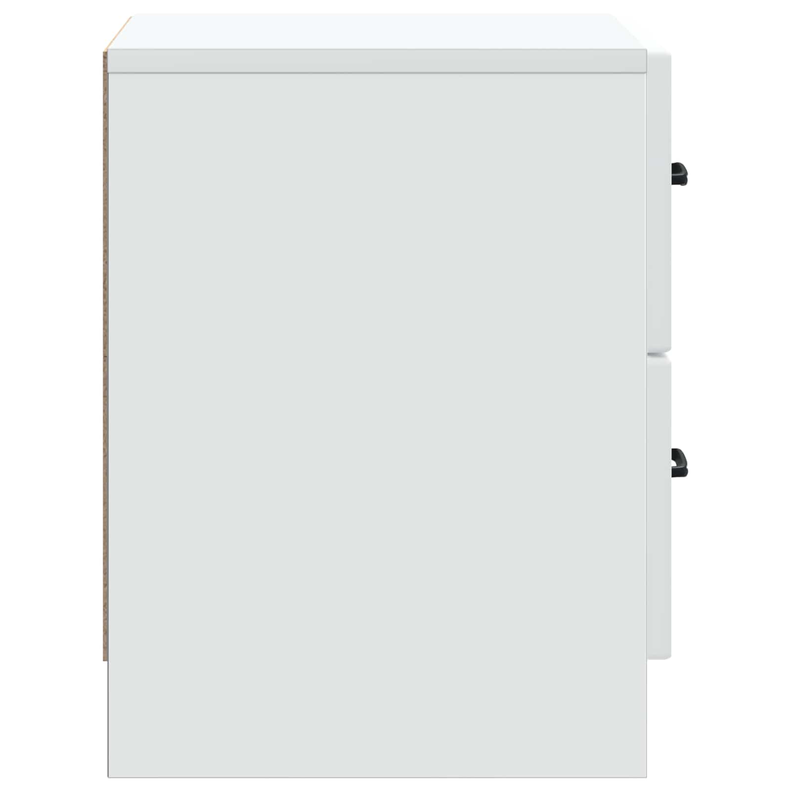 Armadio da Notte con cassetto 2 pcs Bianco 43 x 34,5 x 44,5 cm | homemem39