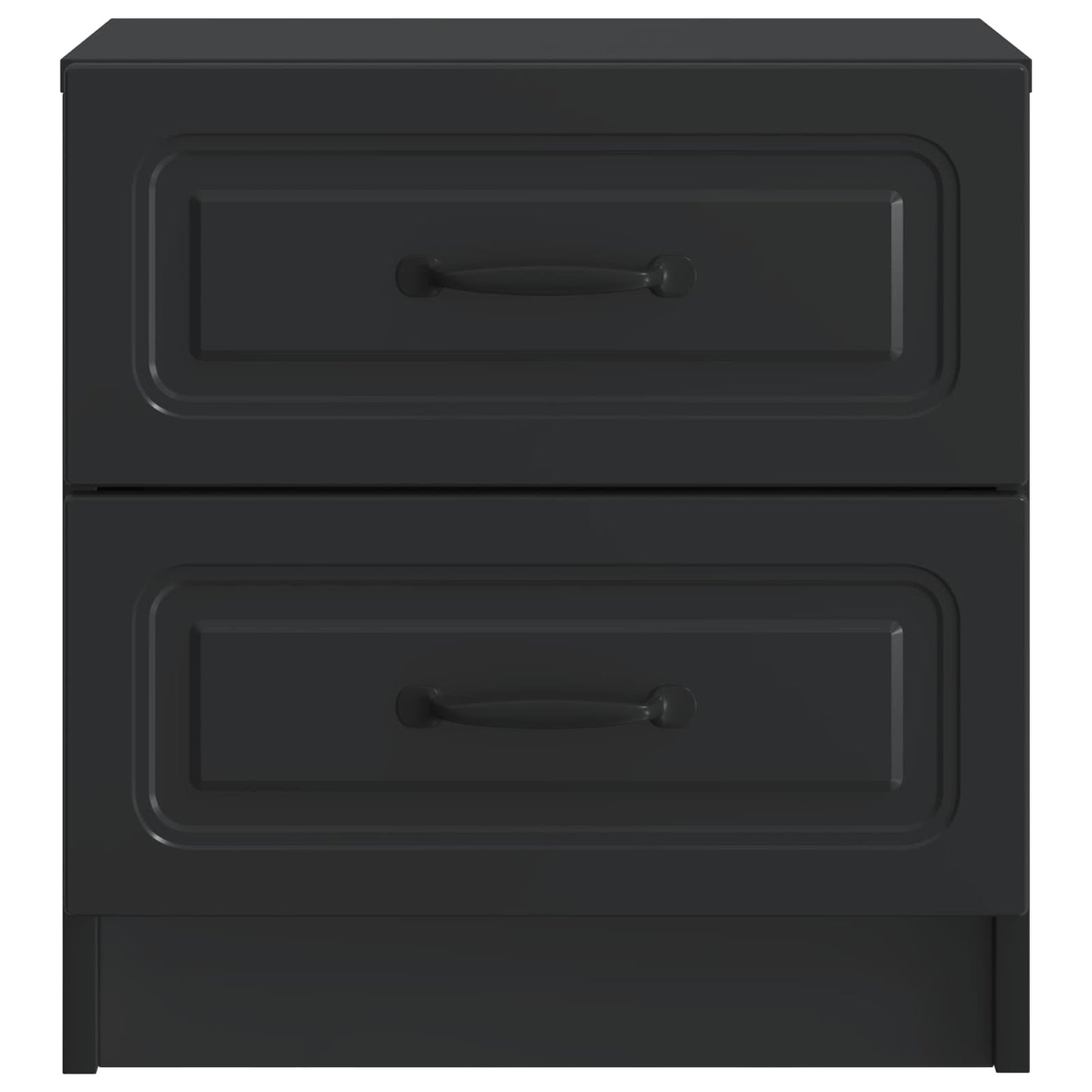 Armadio da Notte Nero 43 x 34,5 x 44,5 cm Legno ingegnerizzato | homemem39