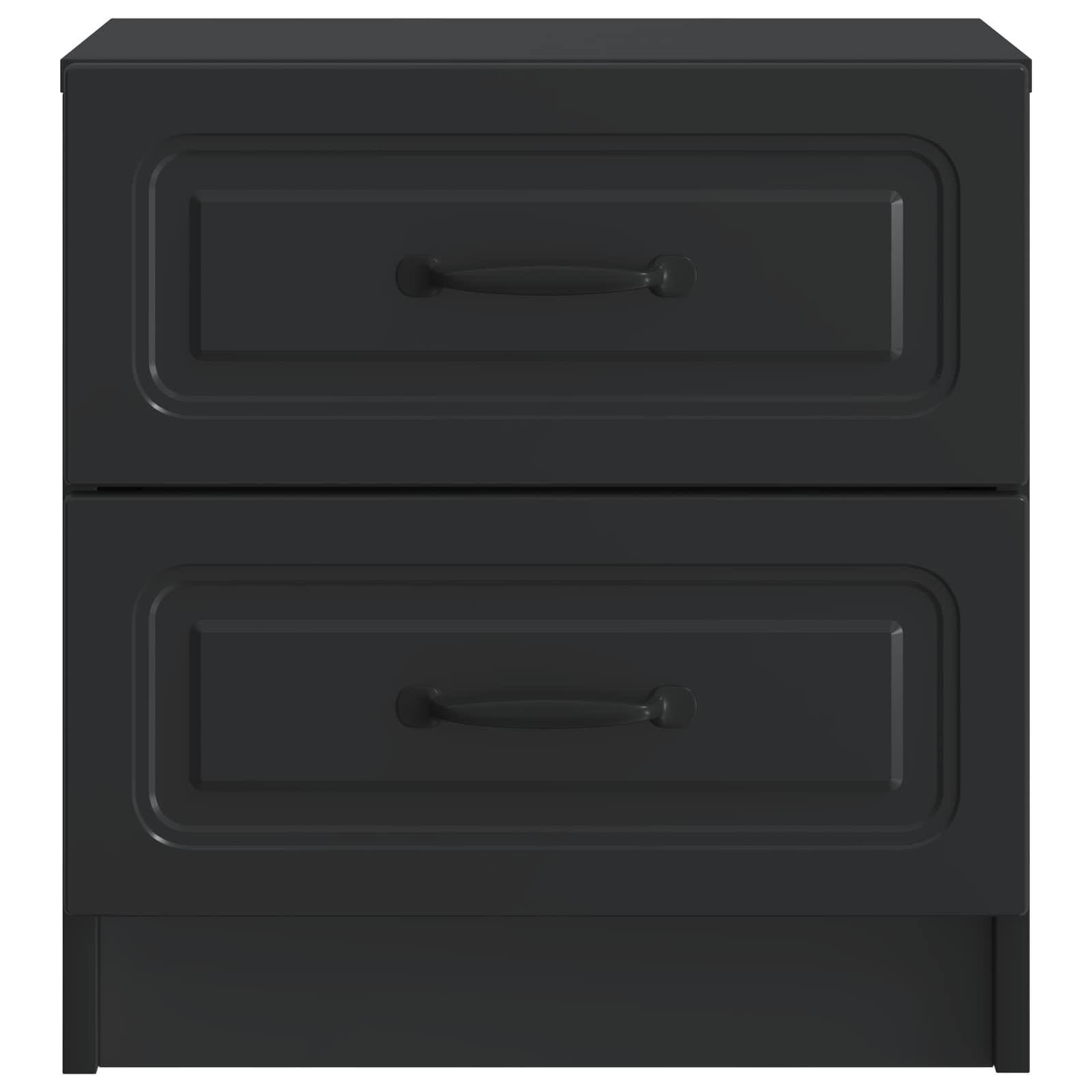 Armadio da Notte Nero 43 x 34,5 x 44,5 cm Legno ingegnerizzato | homemem39