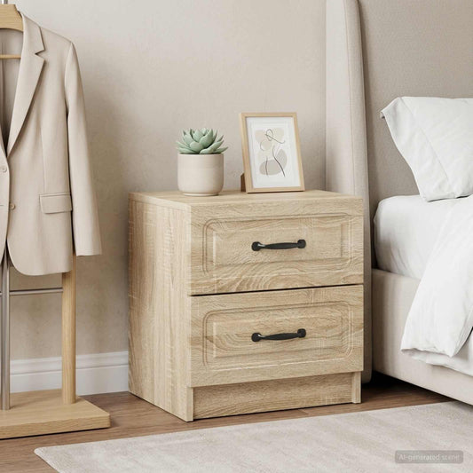 Armadio da Notte 2 pcs Rovere Sonoma 43 x 34,5 x 44,5 cm