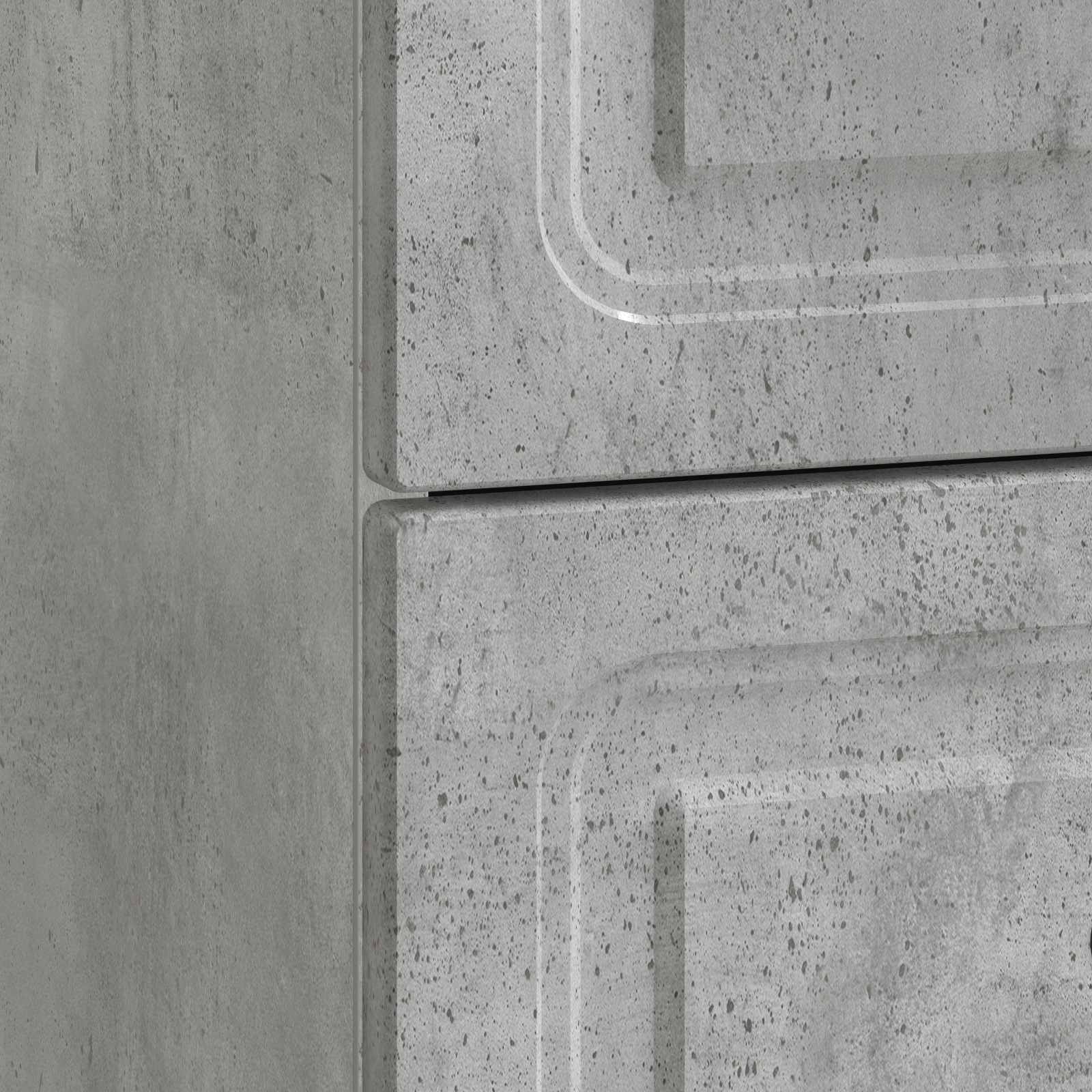 Armadio da Notte Grigio Cemento 43 x 34,5 x 44,5 cm | homemem39