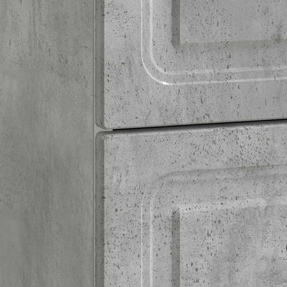 Armadio da Notte Grigio Cemento 43 x 34,5 x 44,5 cm | homemem39