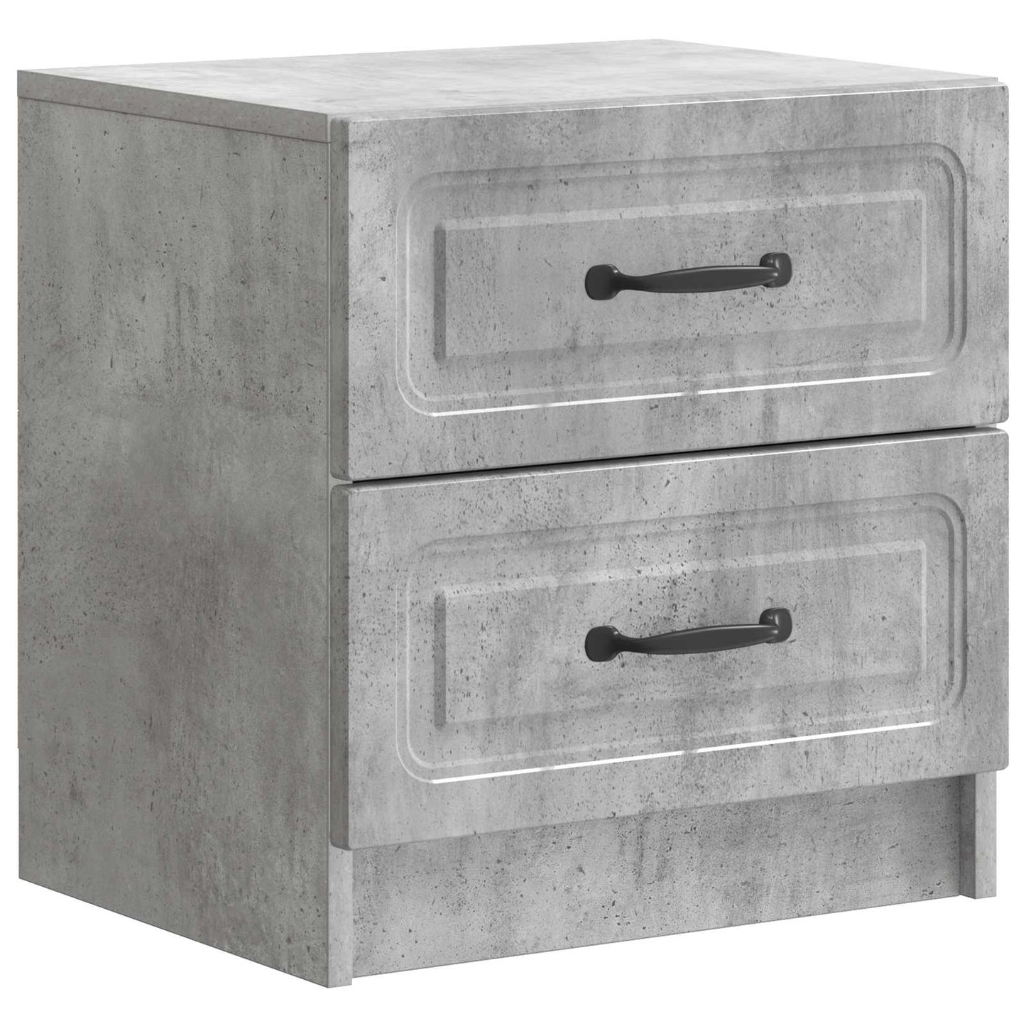 Armadio da Notte Grigio Cemento 43 x 34,5 x 44,5 cm | homemem39