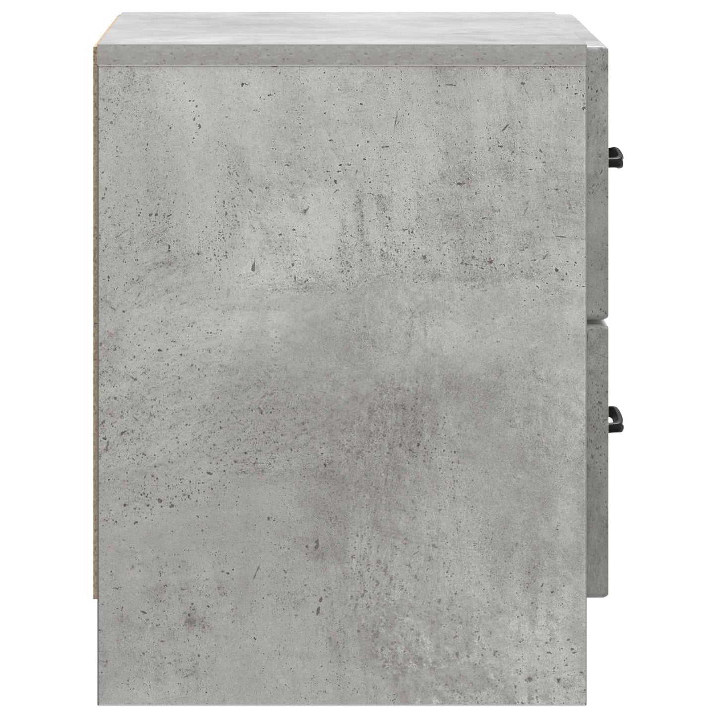 Armadio da Notte 2 pcs Grigio Cemento 43 x 34,5 x 44,5 cm | homemem39