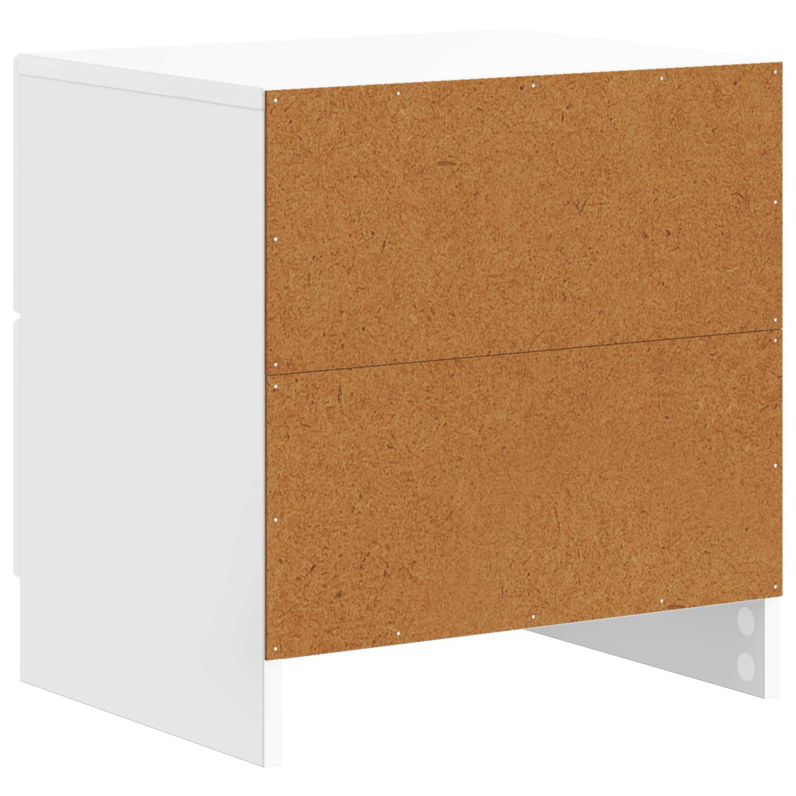 Armadio da Notte con cassetto Bianco Lucido 43 x 34,5 x 44,5 cm | homemem39