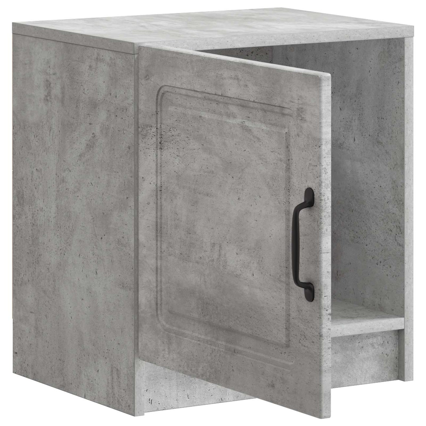 Armadio da Notte Grigio Cemento 43 x 34,5 x 47 cm | homemem39