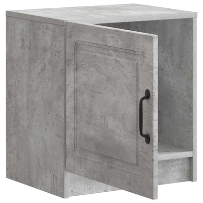 Armadio da Notte Grigio Cemento 43 x 34,5 x 47 cm | homemem39