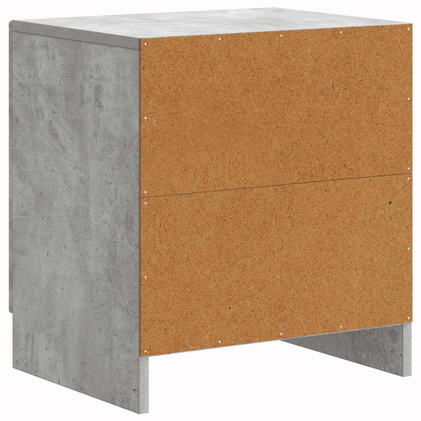 Armadio da Notte Grigio Cemento 43 x 34,5 x 47 cm | homemem39