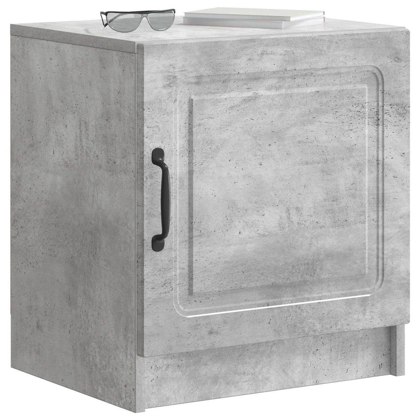 Armadio da Notte Grigio Cemento 43 x 34,5 x 47 cm | homemem39